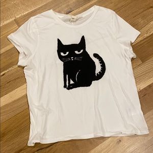 HM cat shirt
